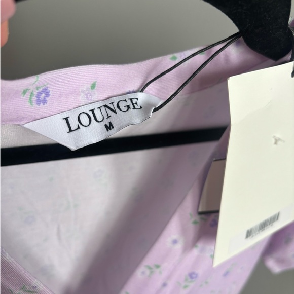 Lounge Underwear Modal sleep Romper lilac floral - Picture 3 of 7